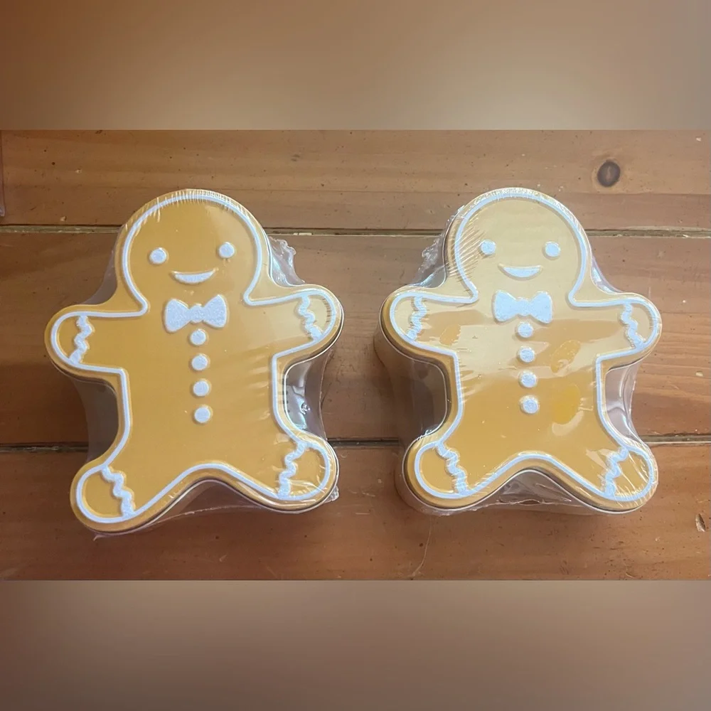 Target Tin Gingerbread Man Containers